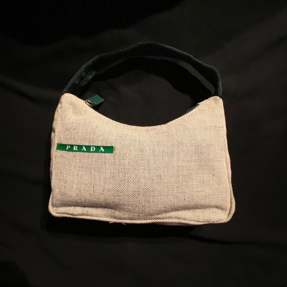 Prada canvas shoulder bag - Picture 1 of 6